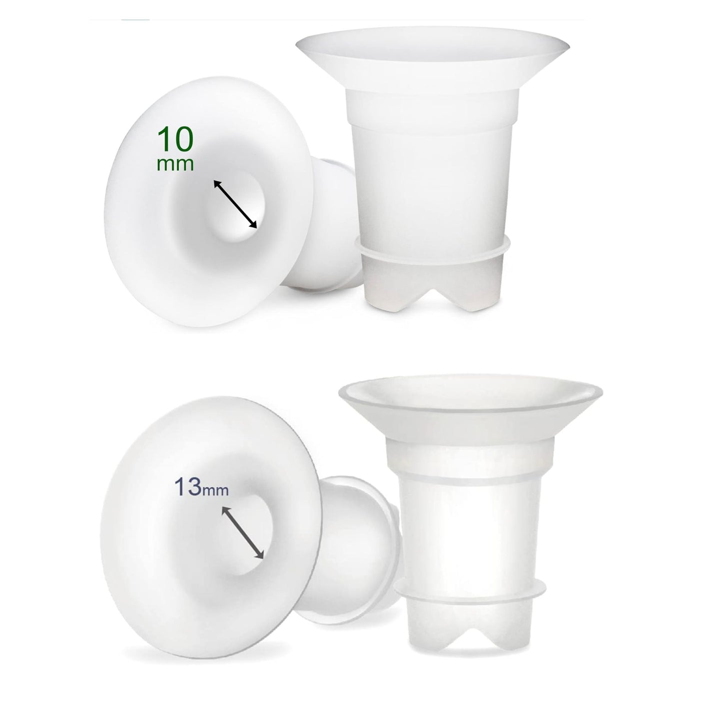 Wkładki długie, które redukują tunel lejka z 24 mm do mniejszego rozmiaru 2 sztuki Maymom